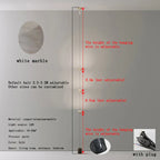 Modern Minimalist LED Floor Lamp for Living Room with Wall Mount Fixture