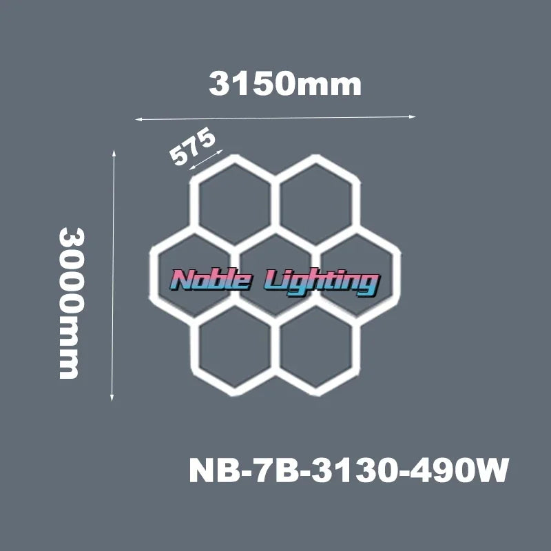 Hexagon LED Ceiling Light: High-Performance, Best-Selling, Honeycomb Design