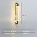 Crystal LED Wall Sconce: Luxury Gold Light Fixture for Home Decor