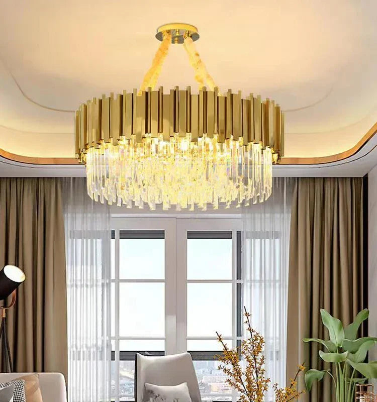 Classic Crystal Chandelier Pendant Light for Home Decor
