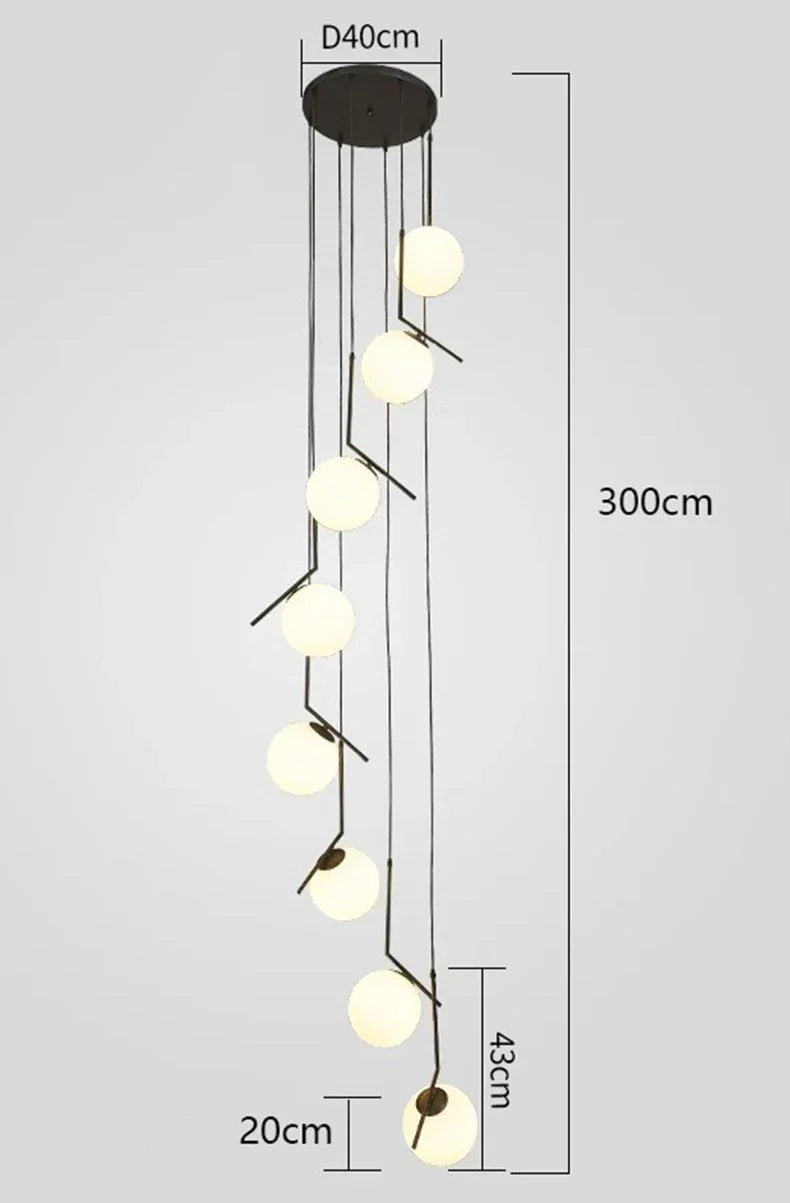 Modern LED Ceiling Lamp Chandelier for Bedroom Dining Room Lighting