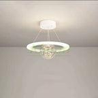 Saturn LED Chandelier: Nordic Modern Style for Bedroom, Study, Dining & Living Room