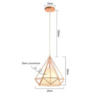 Industrial Retro Loft LED Pendant Light for Home Living Room Kitchen