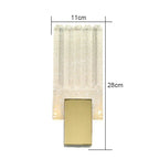 Modern Water Ripple Glass Wall Lamp for Luxury Home Decor