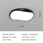 Round LED Ceiling Light: Full Spectrum Eye Protection for Home Decor & Study