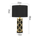 Ceramic Nordic Table Lamp: Luxury Designer Replica for Home Living Room and Bedroom Décor