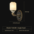 Chinese Jade Chandelier | Modern Duplex Villa Lighting