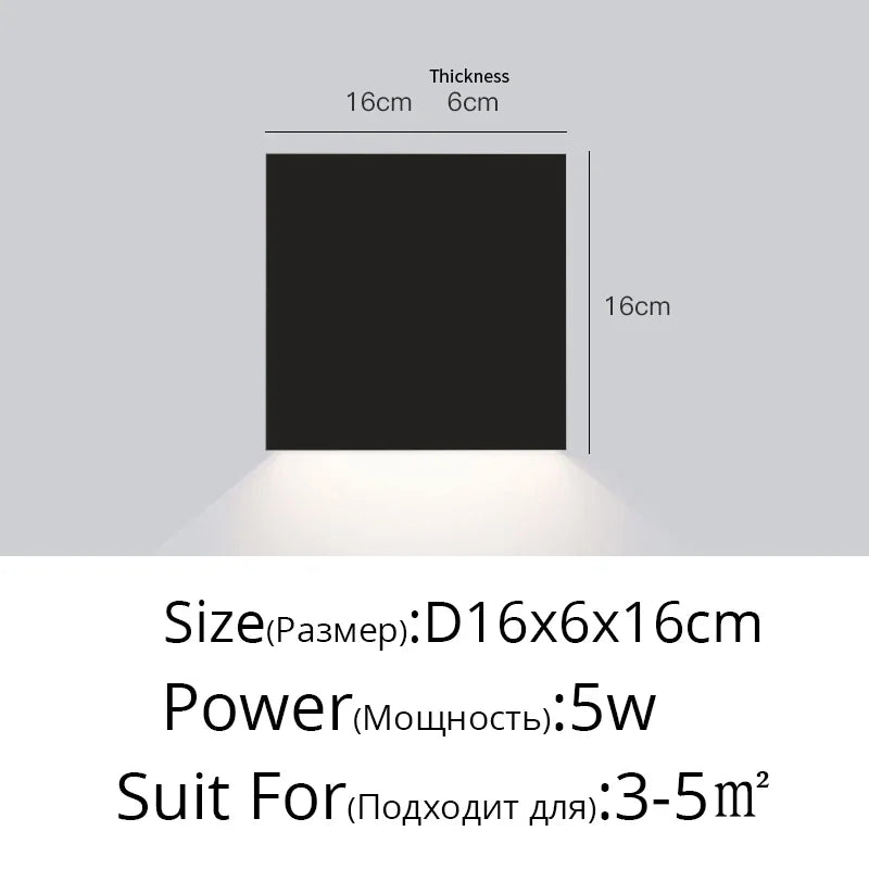 Modern Long Strip Wall Light for Living Room Hotel Bedside Stairs Fixtur