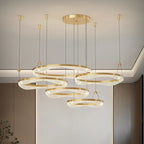 LED Ring Pendant Chandelier for Living Room Bedroom and Dining Room