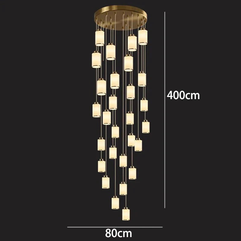 Modern LED Pendant Light Chandeliers for Living Room Staircase Decor