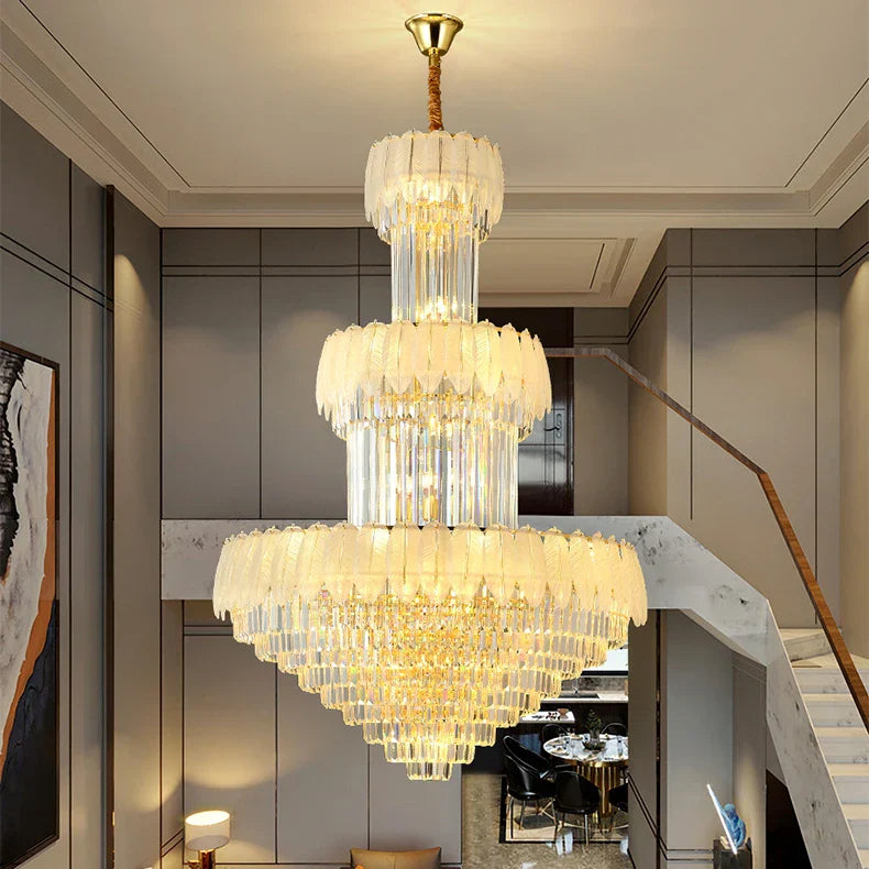 Modern Luxury Chandelier for Living Room in Duplex Building & Hotels