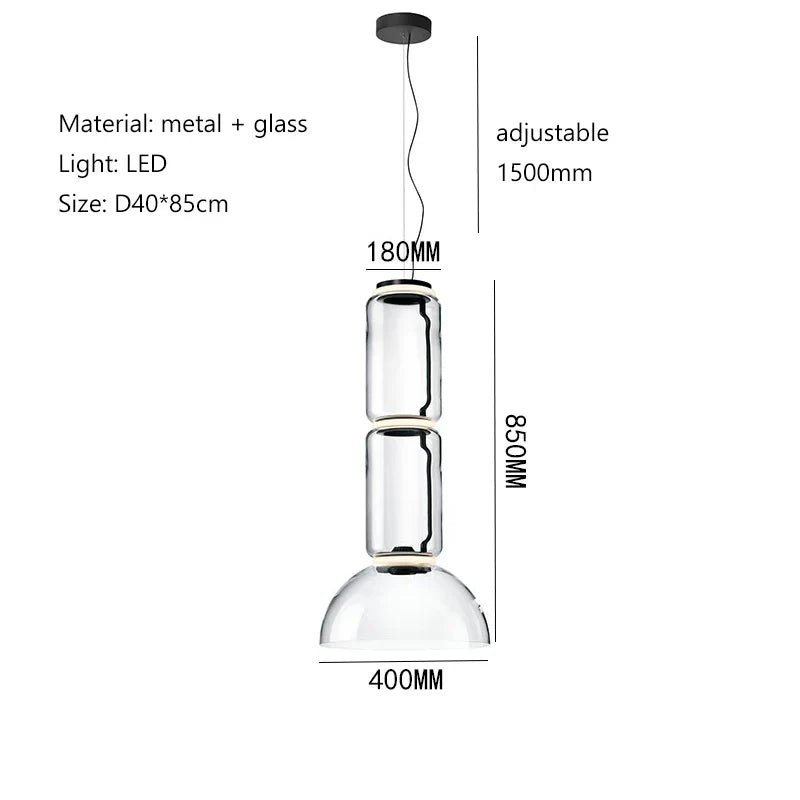 Nordic Minimalist Chandelier Led Pendant Light by for Home Decor and Lighting Fixtures