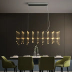 Nordic Starry Chandelier: Minimalist Luminaire for Clothing Store, Bar & Desk