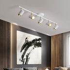 Modern Black LED Ceiling Chandelier Spotlight for Living Room, Bedroom, Dining - Light Fixtures
