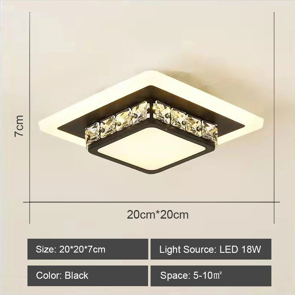 Nordic LED Ceiling Chandelier Acrylic Decor Modern Indoor Lighting