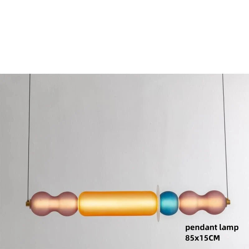 Stained Glass Pendant Lamps LED - Creative Lighting for Home, Bar, or Restaurant