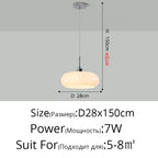 Luxe Orange Pendant Lamp for Dining Room & Bedroom Decoration by Afralia™