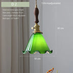 Scandinavian Brass Chandelier: Modern Luxury Glass Hanging Lamp for Dining Table & Bedside