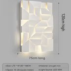 Nordic White LED Wall Lamp - Modern Simple Interior Bedside Lighting
