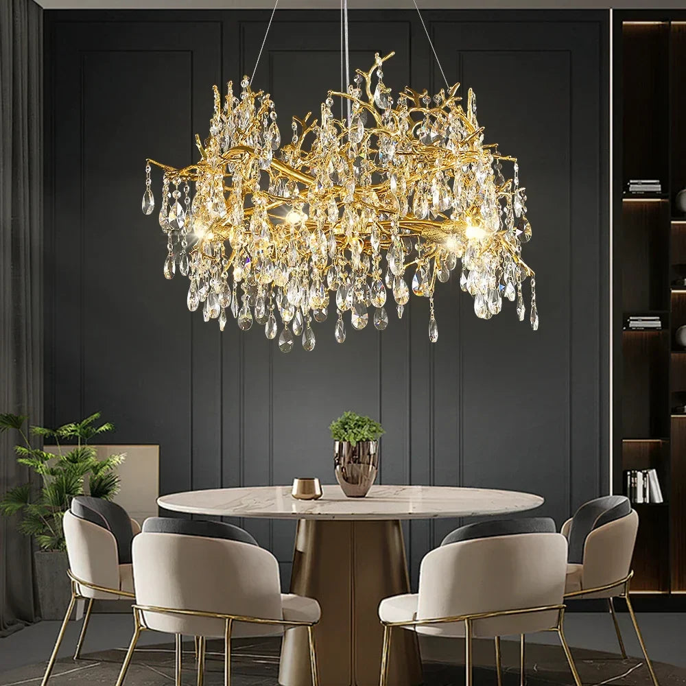 Luxury Luster Indoor Chandelier Lighting for Living Room, Hotel, and Restaurant