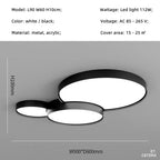 Smart LED Metal Ceiling Light for Living Room Bedroom Lighting Fixtures