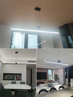 Modern Black Chandelier for Dining Room Bar Island Restaurant Lamps