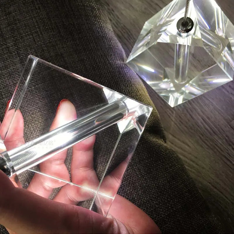 Modern Crystal Staircase Chandelier: Luxury Indoor Hanging Lighting Fixture for Living Room