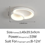 LED Ceiling Chandelier Lights with Remote Control for Living Room, Bedroom, Dining Room