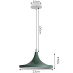 Modern Nordic Aluminum Pendant Lights for Kitchen Living Room, E27 LED Suspension Luminaire