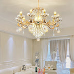 Crystal Chandelier: Elegant Lighting for Living Room, Dining Room, Bedroom, and Hotel
