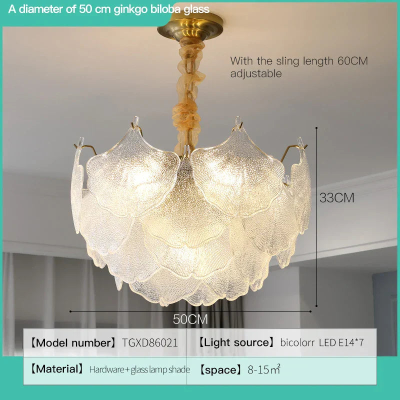 Shell Chandelier: Modern French Luxury Lighting for Nordic INS Wind Bedroom