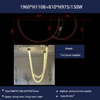 Pearl Necklace Chandelier: Modern Luxury Pendant Light for Living Room, Staircase, Foyer