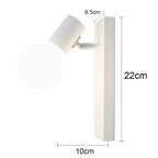 Nordic Vintage Wrought Iron Wall Lamp Sconce for Bedroom Living Room Decor