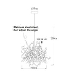 LED Chandelier: Modern Simplicity for Living, Dining Room, Kitchen, Bedroom - Home Decor Light Fixture