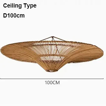 Handmade Rattan Pendant Light for Dining Room, Living Room, Bedroom, Hotel