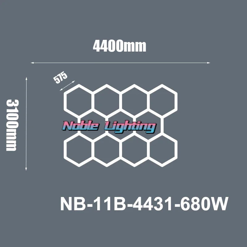 Hexagon LED Ceiling Light: High-Performance, Best-Selling, Honeycomb Design