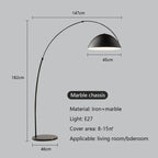 Vertical LED Floor Lamp Modern Minimalist Living Room Bedroom Lighting