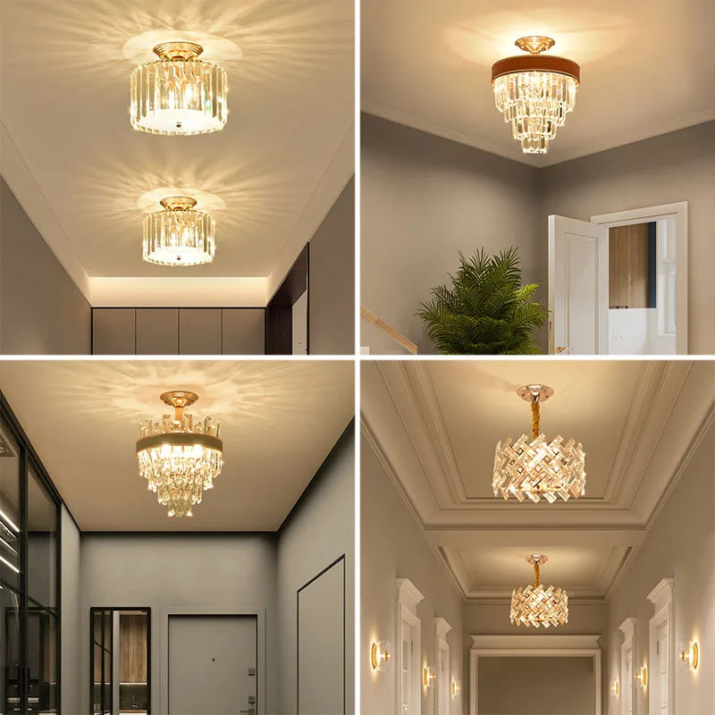 Crystal LED Ceiling Chandelier for Home Decor