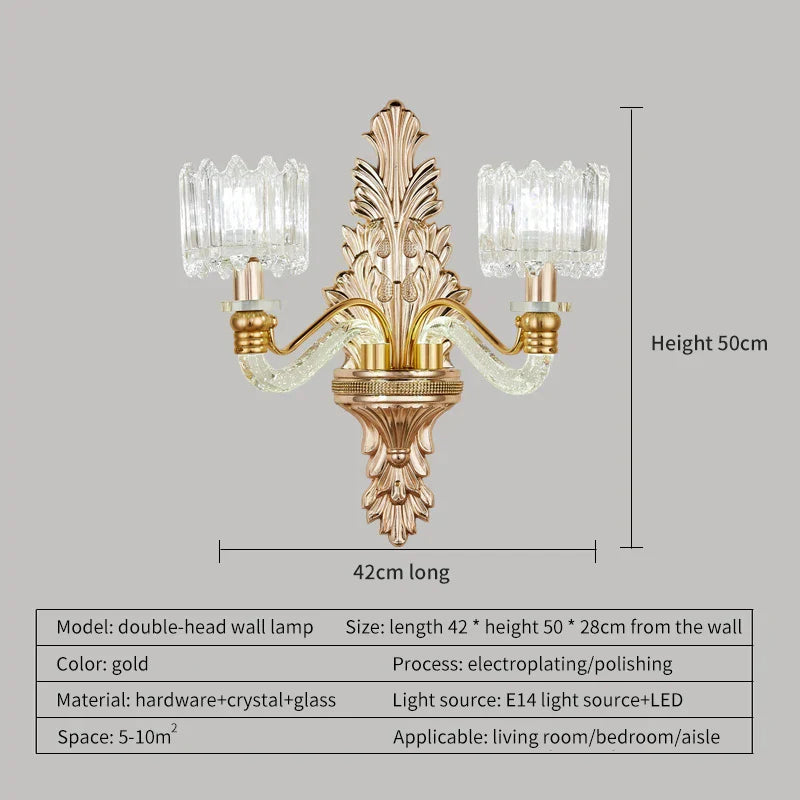 Crystal Chandelier: Elegant European Garden Lamp for Living Room, Bedroom
