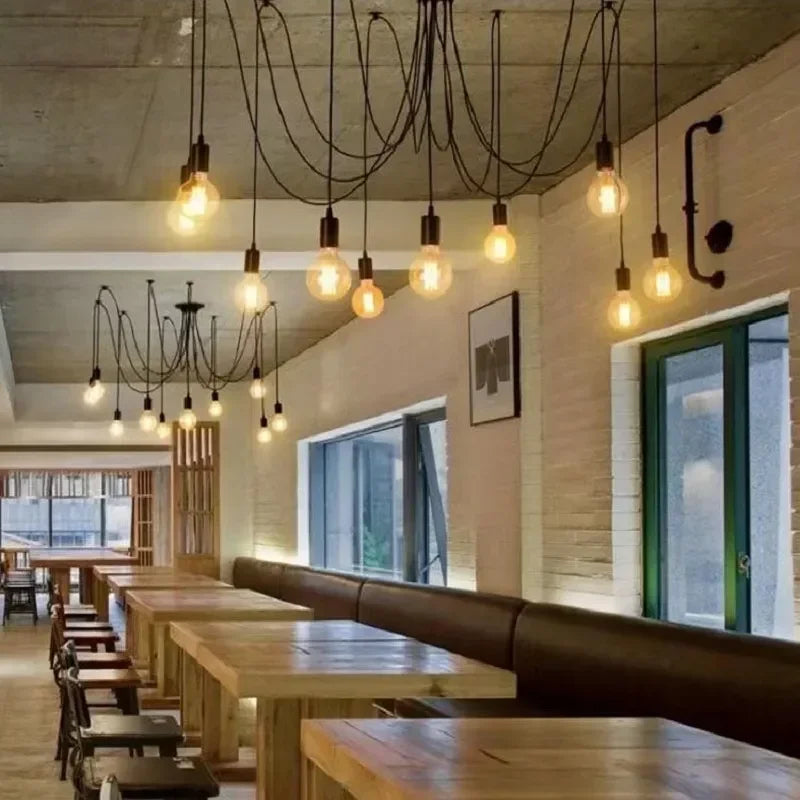 Spider Chandelier: LED Pendant Lights for Dining Room and Home Decoration