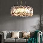 Crystal LED Ceiling Chandelier: Elegant European Home Décor Pendant Lights