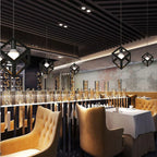 Retro Industrial Brass Pendant Chandelier for Living Room