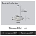 Glass Cloud Chandelier LED Pendant Lamp for Villa Staircase & Hotel