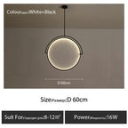 Italian Style LED Pendant Light for Modern Living Room, Restaurant, and Bar Counter