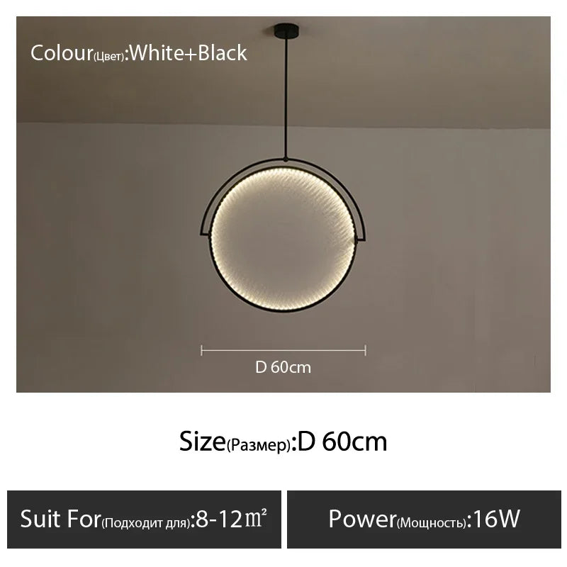 Italian Style LED Pendant Light for Modern Living Room, Restaurant, and Bar Counter