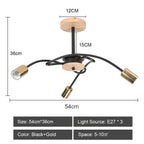 Iron Wrought Chandelier LED Ceiling Light Fixture Modern Vintage Decor Lighting