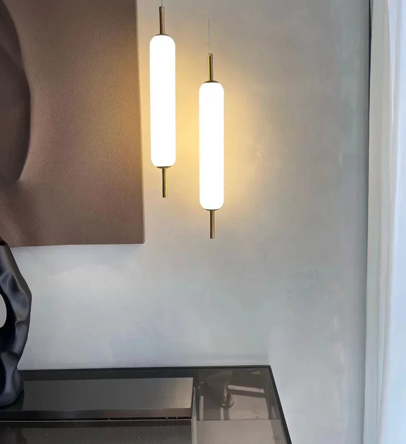 Glass LED Pendant Chandelier for Bedroom Living Room Lighting