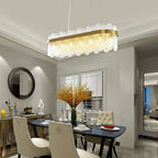 Nordic Glass LED Chandelier for Living Spaces, Hotels, and Restaurants