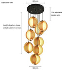 Wabi Sabi Wooden LED Pendant Lights for Home Decor and Lighting