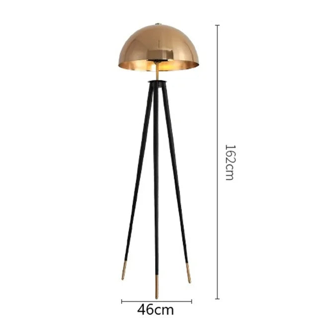 Metal Floor Lamp: Nordic Designer Standing Light for Living Room, Bedroom